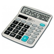 CALCULADORA TREVI CEC 3770 10C ELECTRONIC CALCULATOR SILVER