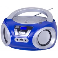 BOOMBOX ESTEREO PORTÁTIL CD BLUETOOTH USB AUX-IN TREVI CMP 544 BT AZUL