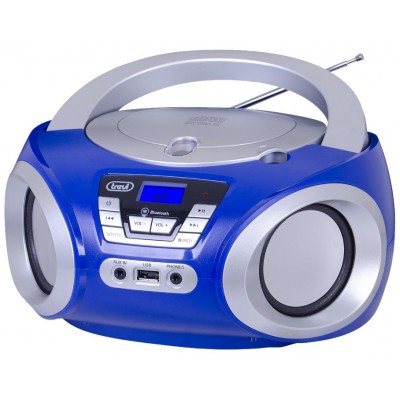 BOOMBOX ESTEREO PORTÁTIL CD BLUETOOTH USB AUX-IN TREVI CMP 544 BT AZUL