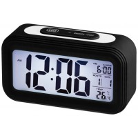 RELOJ DIGITAL TREVI SL 3068 S  CON ALARMA Y TERMOMETRO NEGRO