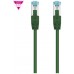 CABLE DE RED LATIGUILLO 600MHZ LSZH SFTP PIMF CAT7 AWG26 1 M VERDE NANOCABLE (Espera 4 dias)