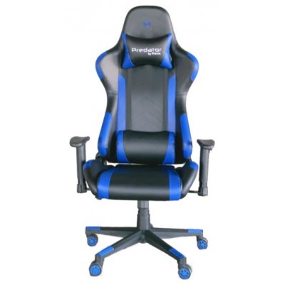 Silla Gamer Prixton Predator 10 Negra/azul Pvc