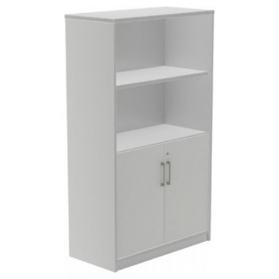 ARMARIO MEDIO CON PUERTAS BAJAS 156X90X45 ESTRUCTURA ALUMINIO/PUERTAS GRIS ROCADA 1057AB02 (Espera 4 dias)