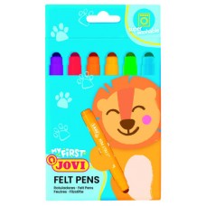 MY FIRST FELT PEN ESTUCHE 6 ROTULADORES COLORES SURTIDOS NEW JOVI 1206 (Espera 4 dias)