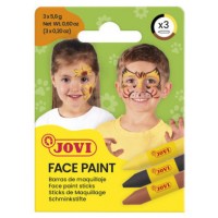 SET MAQUILLAJE FACE PAINT ESTUCHE DE 3 BARRAS ANIMAL JOVI 175AN (Espera 4 dias)