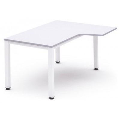 MESA DE OFICINA SERIE EXECUTIVE FORMA L DERECHA 160X120 BLANCO/BLANCO ROCADA 2051AM04 (Espera 4 dias)