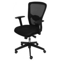 PIQUERAS Y CRESPO Silla Pozuelo respaldo malla negro asiento 3D negro ¡Ultimas unidades!!