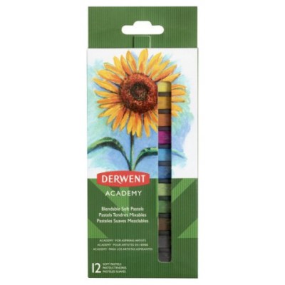 Derwent Academy Pintura al pastel Suave Multicolor 12 pieza(s) (Espera 4 dias)