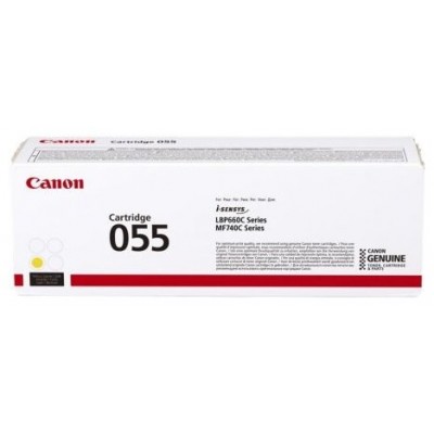 CANON Toner 055 Y LBP660 amarillo 2.100p