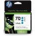 HP Paquete de 3 cartuchos de Tinta DesignJet 712 cian de 29 ml (Espera 4 dias)