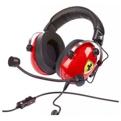 Thrustmaster New! T.Racing Scuderia Ferrari Edition Auriculares Diadema Conector de 3,5 mm Negro, Rojo (Espera 4 dias)