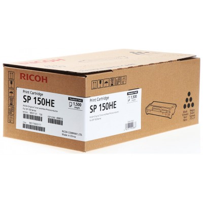 RICOH Toner negro larga duracion AIO SP150HE