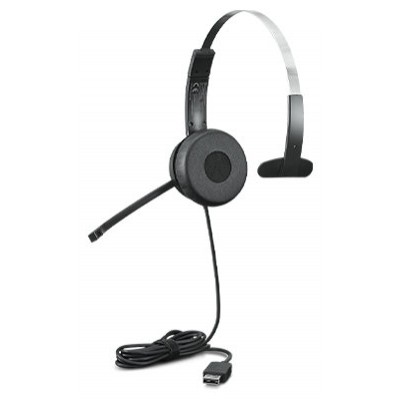 HEADSET USB LENOVO 100 MONO, CABLE 1.8m COLOR NEGRO