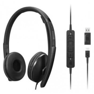 Headset Usb-c Lenovo Anc  Microfono Cancelacion