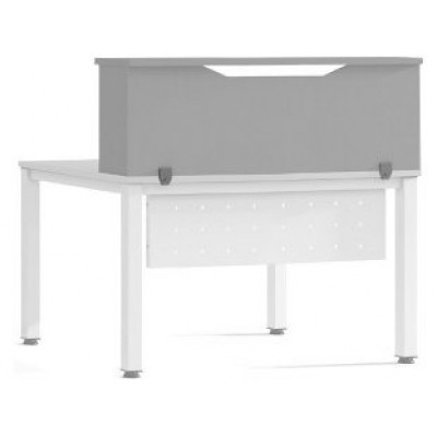 MODULO RECEPCION ALTILLO 100CM GRIS / GRIS. MEDIDAS 100X40X30CM. (MESA NO INCLUIDA EN EL PRECIO, SE COMPRA APARTE) ROCADA 5010AN02 (Espera 4 dias)