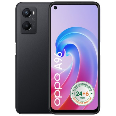 OPPO A96 16,7 cm (6.59") SIM doble Android 11 4G USB Tipo C 8 GB 128 GB 5000 mAh Negro (Espera 4 dias)