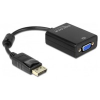 Delock Adapt. Displayport  Macho/VGA Hembra Negro