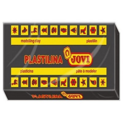 CAJA 30 PASTILLAS PLASTILINA 50 G - NEGRO JOVI 7015 (Espera 4 dias)