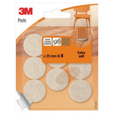 3M SP84A21 deslizador de fieltro para muebles 8 pieza(s) Alrededor (Espera 4 dias)