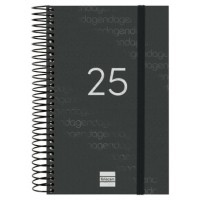 AGENDA 2025 BASIC YEAR E5 117X181MM DIA PAGINA NEGRO FINOCAM 741096025 (Espera 4 dias)