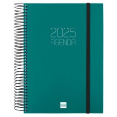 AGENDA 2025 BASIC OPAQUE E10 155X212MM DIA PAGINA VERDE FINOCAM 742912025 (Espera 4 dias)