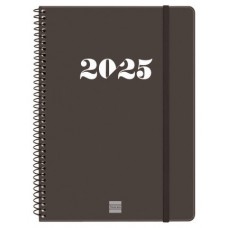 AGENDA 2025 BASIC MY E10 155X212MM SEMANA VISTA HORIZONTAL NEGRO FINOCAM 743506025 (Espera 4 dias)