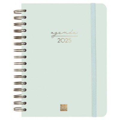 AGENDA 2025 TRENDY ALMA E10 155X212MM DIA PAGINA MENTA FINOCAM 762040325 (Espera 4 dias)