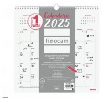 CALENDARIO 2025 PARED TRENDY CHIC ESCRIBIR 300X300MM BLANCO FINOCAM 787007325 (Espera 4 dias)