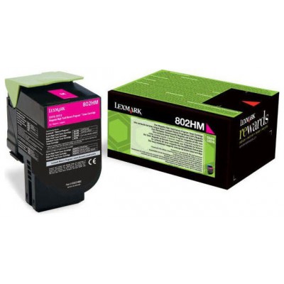 LEXMARK CX/410DE/410DTE Toner Magenta 802H