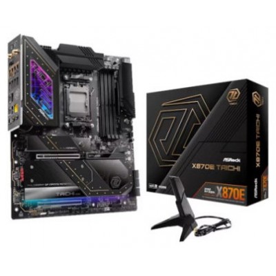 PLACA ASROCK X870E TACHI,AMD,AM5,X870E,4DDR5,256GB,2USB4 TYPE-C+HDMI,6SATA3,4M.2,2USB4,7USB3.2,1USB TYPE-C,LAN5GB,WIFI7+BT,ATX (Espera 4 dias)