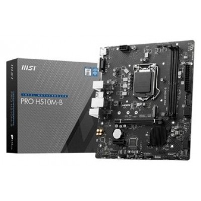 PLACA BASE MSI PRO H510M-B 1200 SOLO 10ª  MATX 2XDDR4