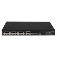 H3C S5130S-28S-PWR-EI L2 Ethernet Switch with 24*10/100/1000BASE-T PoE+ Ports(AC 185W) and 4*1G/10G BASE-X SFP Plus Ports,(AC) (Espera 4 dias)