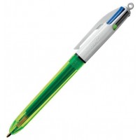 BOLÍGRAFO 4 COLORES FLUO BIC 982868 (MIN12) (Espera 4 dias)