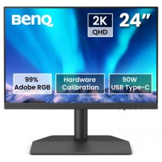 MONITOR PARA FOTOGRAFOS BENQ SW242Q 24.1” IPS,2K, 2560 X 1600, 16:10, 99% ADOBE RGB, 98% P3, CALIBRACIÓN, USB-C 90W, TÜV, LUT 3D 16 BITS, HDR10. (Espera 4 dias)