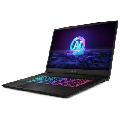 MSI PORTATIL KATANA A17 AI B8VF-875XES. 17.3" FHD (1920X1080) IPS 144HZ. RYZEN 7 8845HS. RTX 4060 GDDR6 8GB. DDR5 16GBX2. 1TB SSD. FREE DOS. NEGRO (Espera 4 dias)