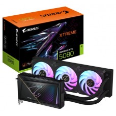 GIGABYTE AORUS GeForce RTX 5080 XTREME WATERFORCE 16G Tarjeta Gráfica - 16GB GDDR7, 256 bits, PCI-E 5.0, 2805MHz Core Clock, 3 x DP 2.1a, 1 x HDMI 2.1b, NVIDIA DLSS 4, GV-N5080AORUSX W-16GD (Espera 4 dias)