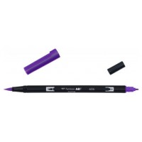 ROTULADOR DOBLE PUNTA PINCEL COLOR VIOLET TOMBOW ABT-606 (MIN6) (Espera 4 dias)