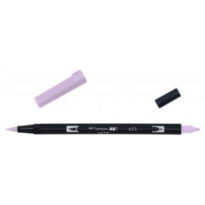 ROTULADOR DOBLE PUNTA PINCEL COLOR PURPLE SAGE TOMBOW ABT-623 (Espera 4 dias)