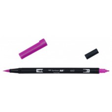 ROTULADOR DOBLE PUNTA PINCEL COLOR PURPLE TOMBOW ABT-665 (MIN6) (Espera 4 dias)