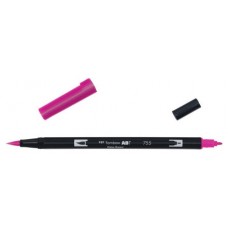 ROTULADOR DOBLE PUNTA PINCEL DUAL BRUSH-755 - COLOR RUBINE RED. TOMBOW ABT-755 (Espera 4 dias)