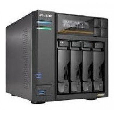 Servidor Nas Asustor Lockerstor 4 As6804t 4 Bahias Amd