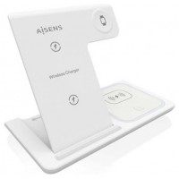 CARGADOR AISENS INALAMBRICO USB-C 3 EN 1 15W BLANCO