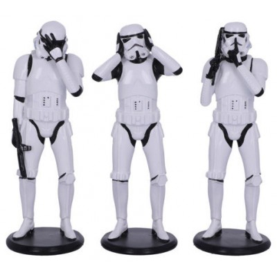 FIGURA 3 STORMTROOPERS SABIOS NEMESIS NOW REDSTRING B4889P9 (Espera 4 dias)