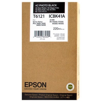 Epson GF Stylus Photo 7450/9450/ 7400/9400/7880/ 9880/7800/9800 Cartucho Negro foto Alta cap.