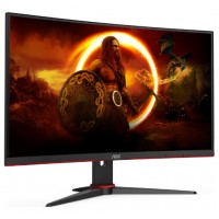 Panel VA curvo de 27” con 300 nits, 240 Hz, una