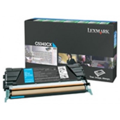 LEXMARK Toner C-534 Retornable Cian extra alto rendimiento