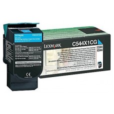 LEXMARK C544/X544 Toner Cian Extra Alto Rendimiento Retornable