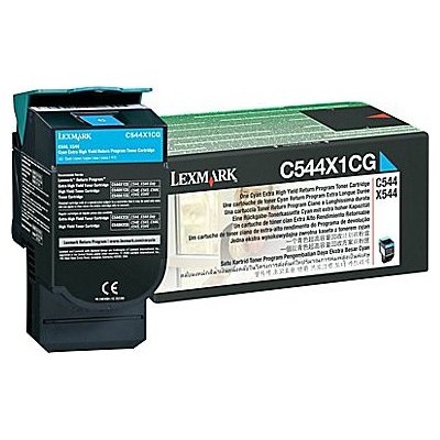 LEXMARK C544/X544 Toner Cian Extra Alto Rendimiento Retornable