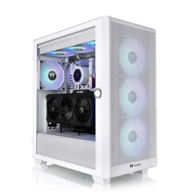 CAJA THERMALTAKE S250 TG ATX 2XUSBA 3.2 ARGB SIN FUENTE BLANCO