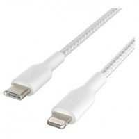 CABLE BELKIN CAA004BT2MWH USB-C A LIGHTINING TRENZADO